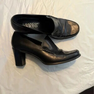 Franco Sarto Nolan Women US 7.5 Black Loafer